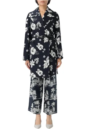 Max Mara Mujer, Abrigos, Azul, Talla: L