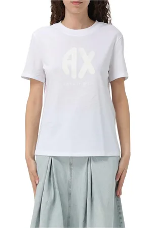 Armani Exchange Mujer, Camisetas, Blanco, Talla: XS