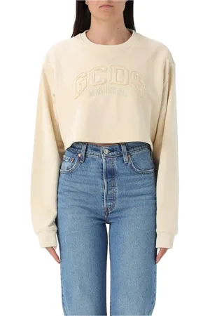 GCDS Mujer, Sudaderas, Blanco, Talla: S