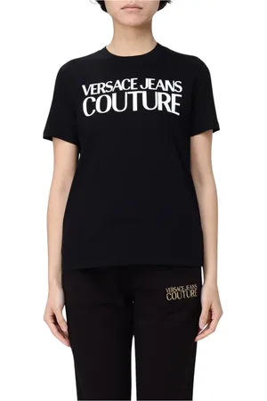 VERSACE Mujer, Camisetas, Negro, Talla: XS