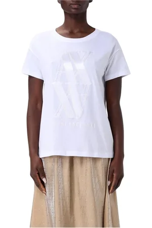 Armani Exchange Mujer, Camisetas, Blanco, Talla: XS
