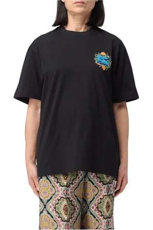 Etro Mujer, Camisetas, Negro, Talla: S