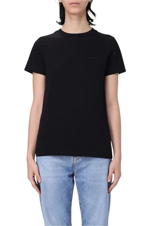 Pinko Mujer, Camisetas, Negro, Talla: L