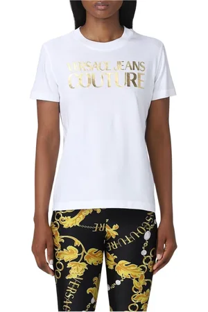 VERSACE Mujer, Camisetas, Blanco, Talla: 2XS
