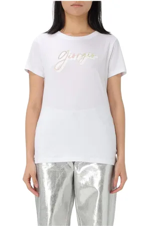 Armani Exchange Mujer, Camisetas, Blanco, Talla: M