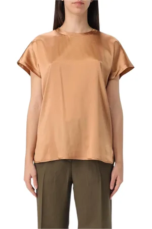 Pinko Mujer, Blusas y Camisas, Marrón, Talla: 2XL