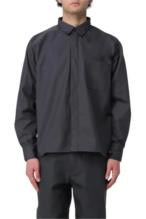 GR10K Hombre, Camisas, Gris, Talla: L