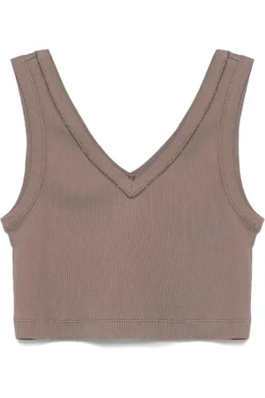 Brunello Cucinelli Mujer, Camisetas, Marrón, Talla: M