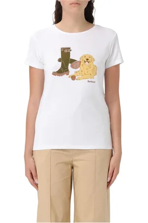 Barbour Mujer, Camisetas, Blanco, Talla: M