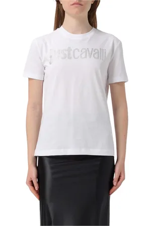 Roberto Cavalli Mujer, Camisetas, Blanco, Talla: L