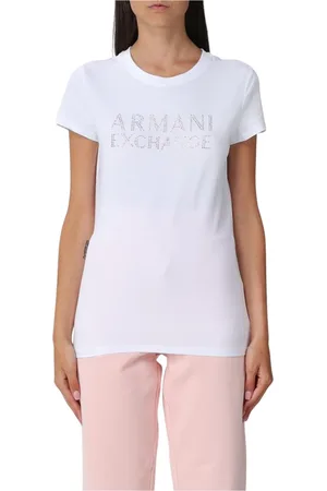 Armani Exchange Mujer, Camisetas, Blanco, Talla: M