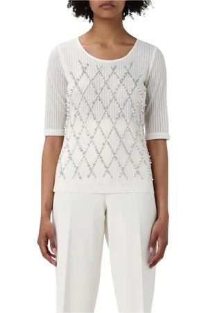 Twin-Set Mujer, Camisetas, Blanco, Talla: S