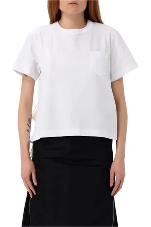 SACAI Mujer, Camisetas, Blanco, Talla: L