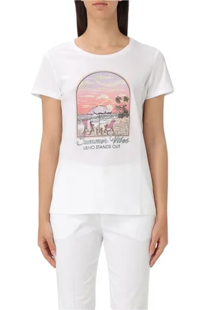 Liu Jo Mujer, Camisetas, Blanco, Talla: S