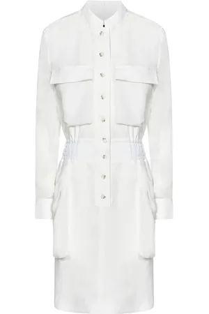 Pinko Mujer, Vestidos, Blanco, Talla: 2XS