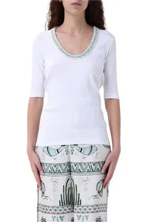 Fabiana Filippi Mujer, Camisetas, Blanco, Talla: 2XS