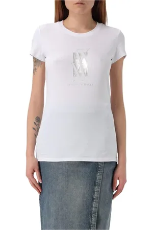 Armani Exchange Mujer, Camisetas, Blanco, Talla: XS