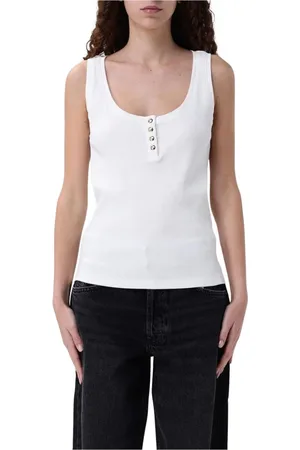 ANINE BING Mujer, Camisetas, Blanco, Talla: L