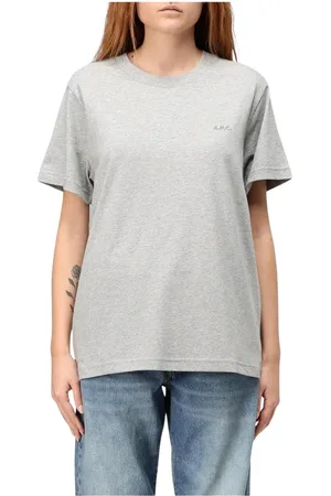 A.P.C. Mujer, Camisetas, Gris, Talla: L
