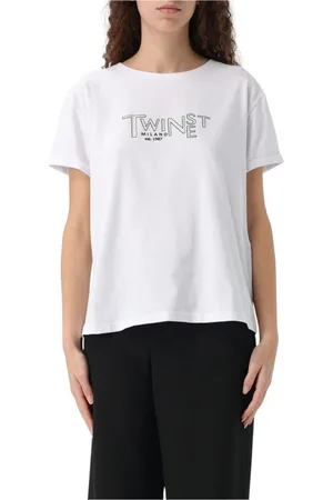 Twin-Set Mujer, Camisetas, Blanco, Talla: XL