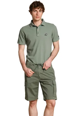 Masons Hombre, Pantalones cortos, Verde, Talla: XS