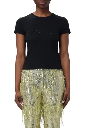 BLUMARINE Mujer, Camisetas, Negro, Talla: S