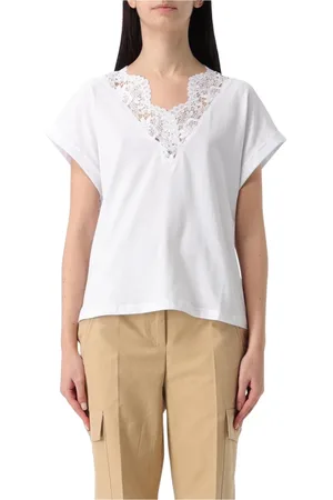 Twin-Set Mujer, Camisetas, Blanco, Talla: 2XL