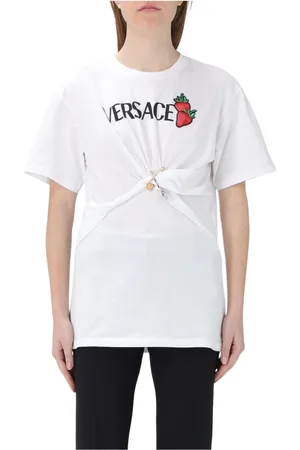 VERSACE Mujer, Camisetas, Blanco, Talla: 2XS