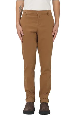 Dondup Hombre, Pantalones, Marrón, Talla: W33