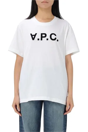 A.P.C. Mujer, Camisetas, Blanco, Talla: 2XL