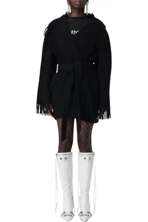 Balenciaga Mujer, Abrigos, Negro, Talla: M
