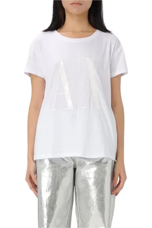 Armani Exchange Mujer, Camisetas, Blanco, Talla: S