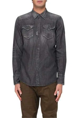 Dsquared2 Hombre, Camisas, Negro, Talla: XL