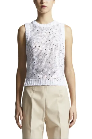 PESERICO SIGN Mujer, Jerseys, Blanco, Talla: L