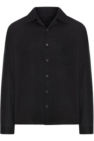 Prada Hombre, Camisas, Negro, Talla: M