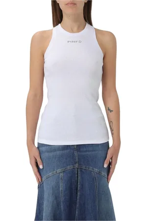 Pinko Mujer, Camisetas, Blanco, Talla: XS