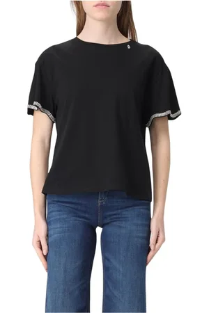 Liu Jo Mujer, Camisetas, Negro, Talla: L