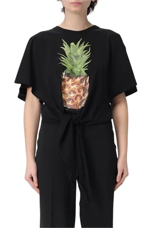 Stella McCartney Mujer, Camisetas, Negro, Talla: S