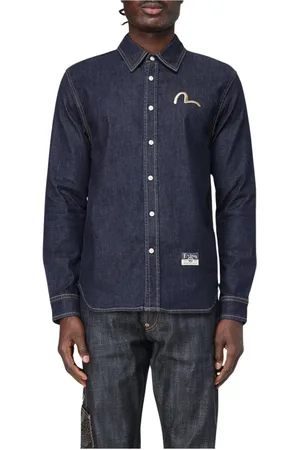Evisu Hombre, Camisas, Azul, Talla: M