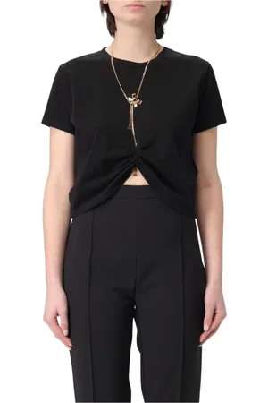 Elisabetta Franchi Mujer, Camisetas, Negro, Talla: XL
