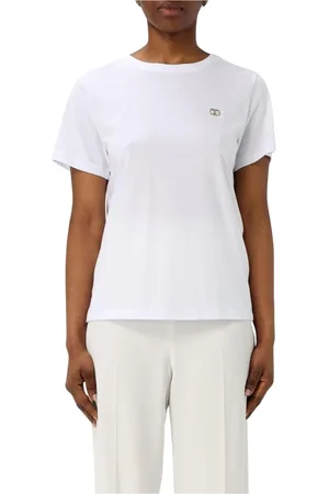 Twin-Set Mujer, Camisetas, Blanco, Talla: XS