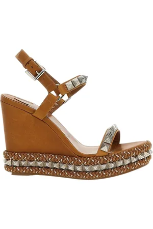 Christian Louboutin Mujer, Zapatos, Marrón, Talla: 41 EU