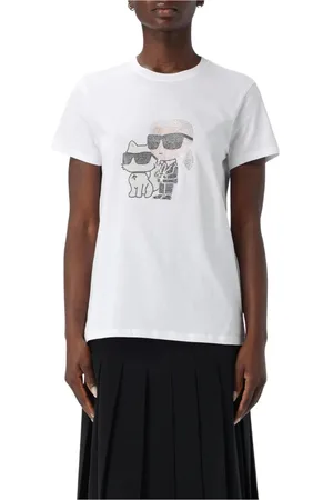 Karl Lagerfeld Mujer, Camisetas, Blanco, Talla: L