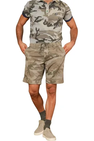 Masons Hombre, Pantalones cortos, Verde, Talla: XS