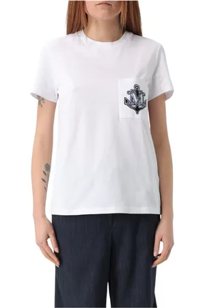 Max Mara Mujer, Camisetas, Blanco, Talla: L