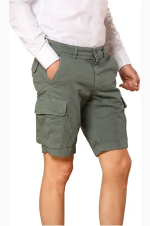 Masons Hombre, Pantalones cortos, Verde, Talla: M