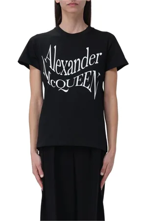 Alexander McQueen Mujer, Camisetas, Negro, Talla: XS
