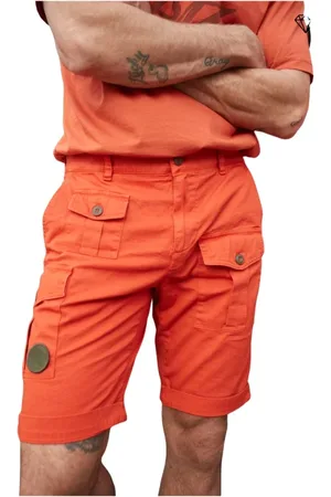 Masons Hombre, Pantalones cortos, Naranja, Talla: L