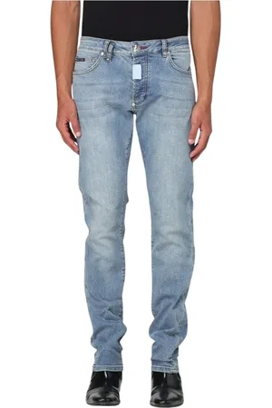 Philipp Plein Hombre, Vaqueros, Azul, Talla: W33