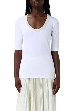 Fabiana Filippi Mujer, Camisetas, Blanco, Talla: XS